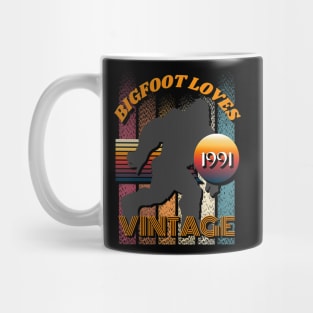 Bigfoot Loves Vintage 1991 Mug
